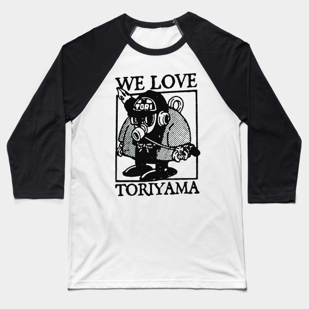 we love akira toriyama Baseball T-Shirt by tsumini